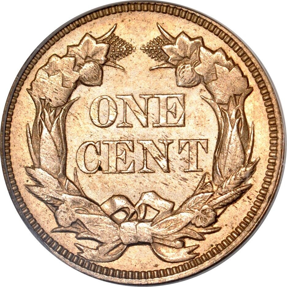 1856 Flying Eagle Cent Back